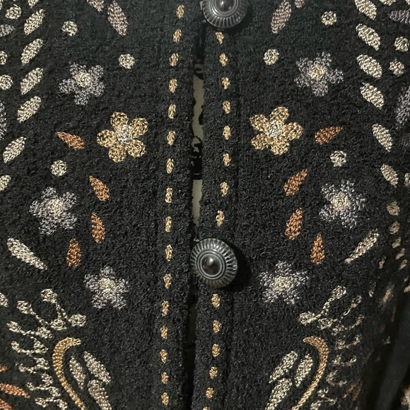 Linea by Louis Dell’Olio NWT Embroidered lined Wool Blend Jacket - Picture 7 of 11